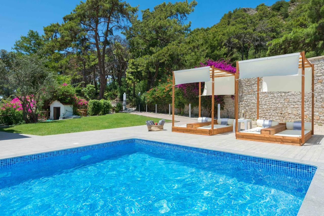 Una Villa Rhodes Ixia  Zewnętrze zdjęcie